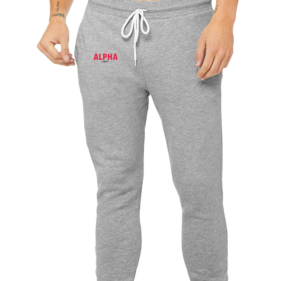 Alpha Light Embroidered Joggers