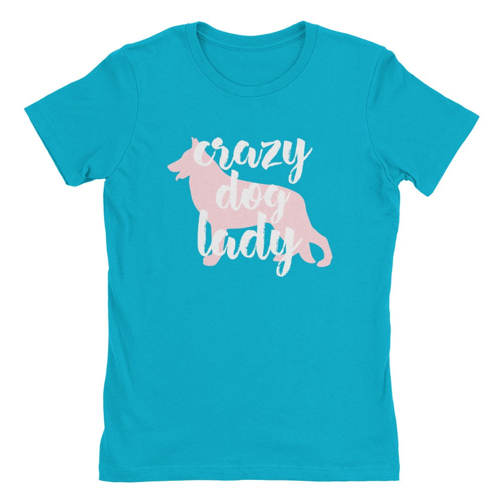 Crazy Dog Lady Ladies Shirt