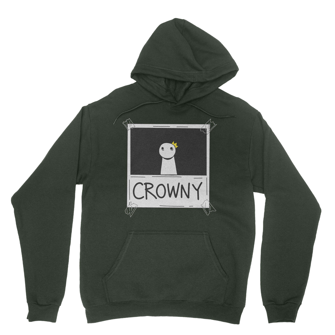 Crowny - Pullover Hoodie Military Green