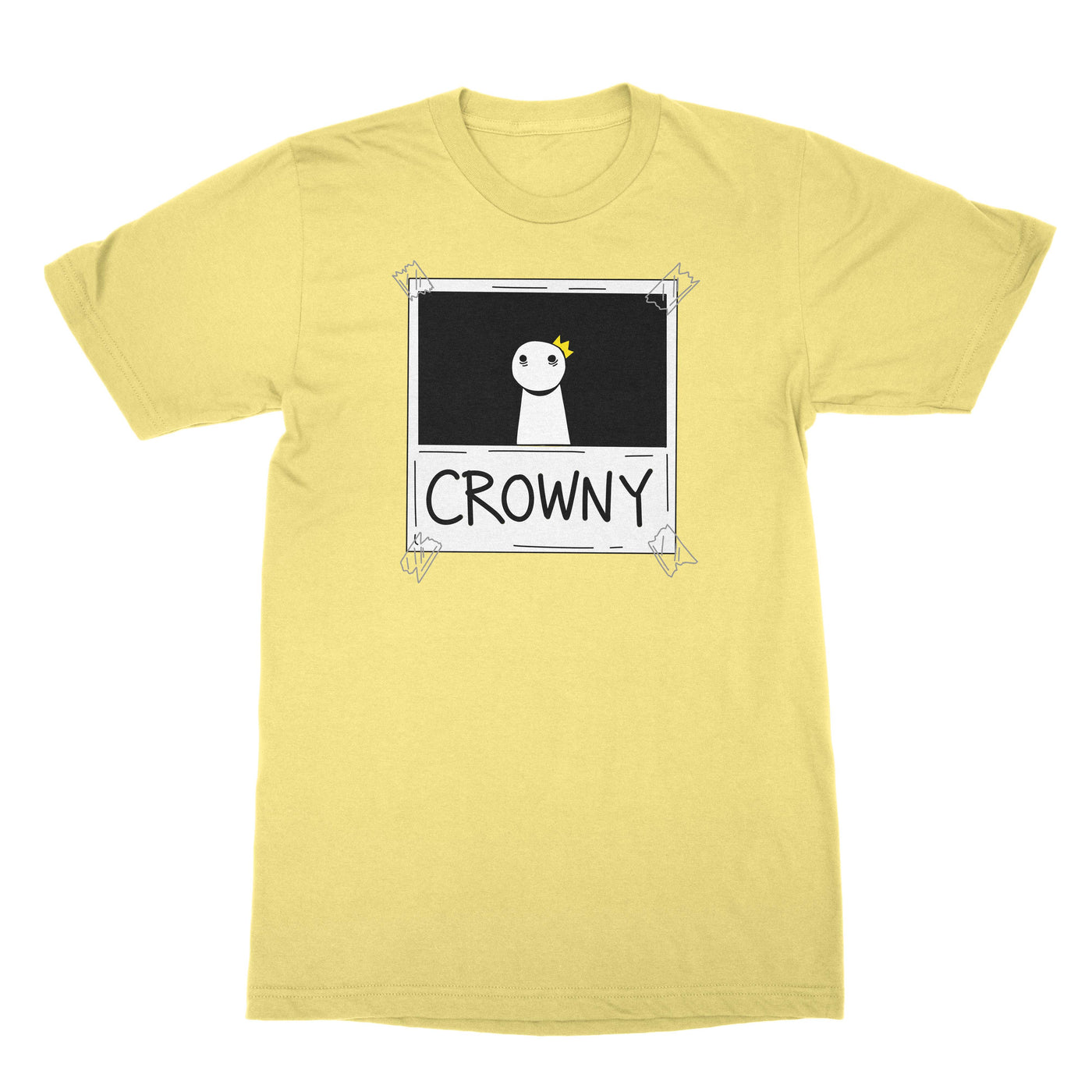 Crowny - Unisex Shirt Banana Cream