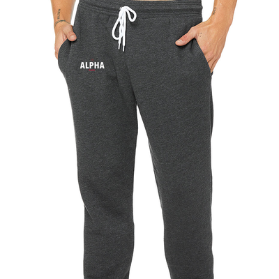 Alpha Dark Embroidered Joggers
