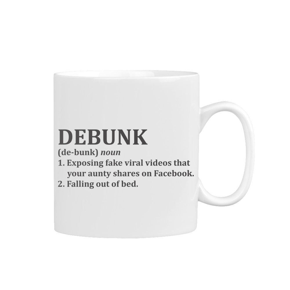 How To Cook That - Debunk Definition White Mug – Crowdmade