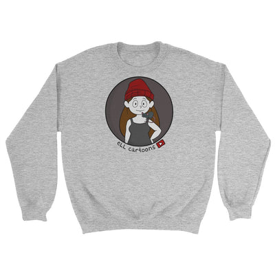 Ell Cartoons Colored Soft Sweater