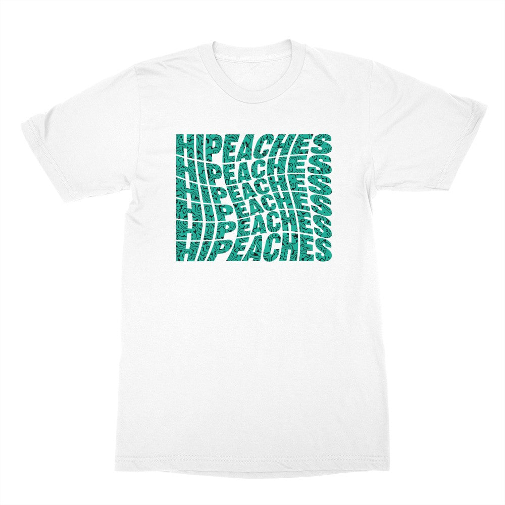 HIPEACHES Black & Teal Design Shirt