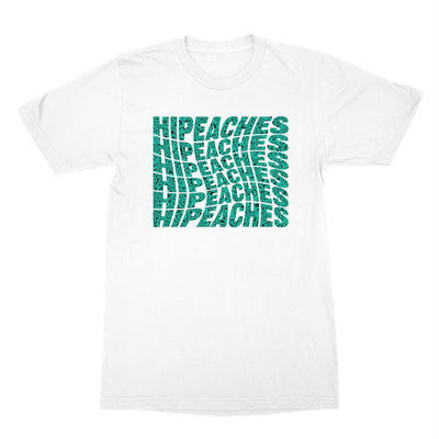 HIPEACHES Black & Teal Design Shirt