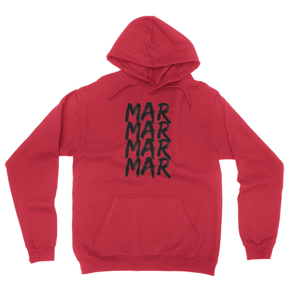 MarMar Stacked - Unisex Pullover Hoodie Red