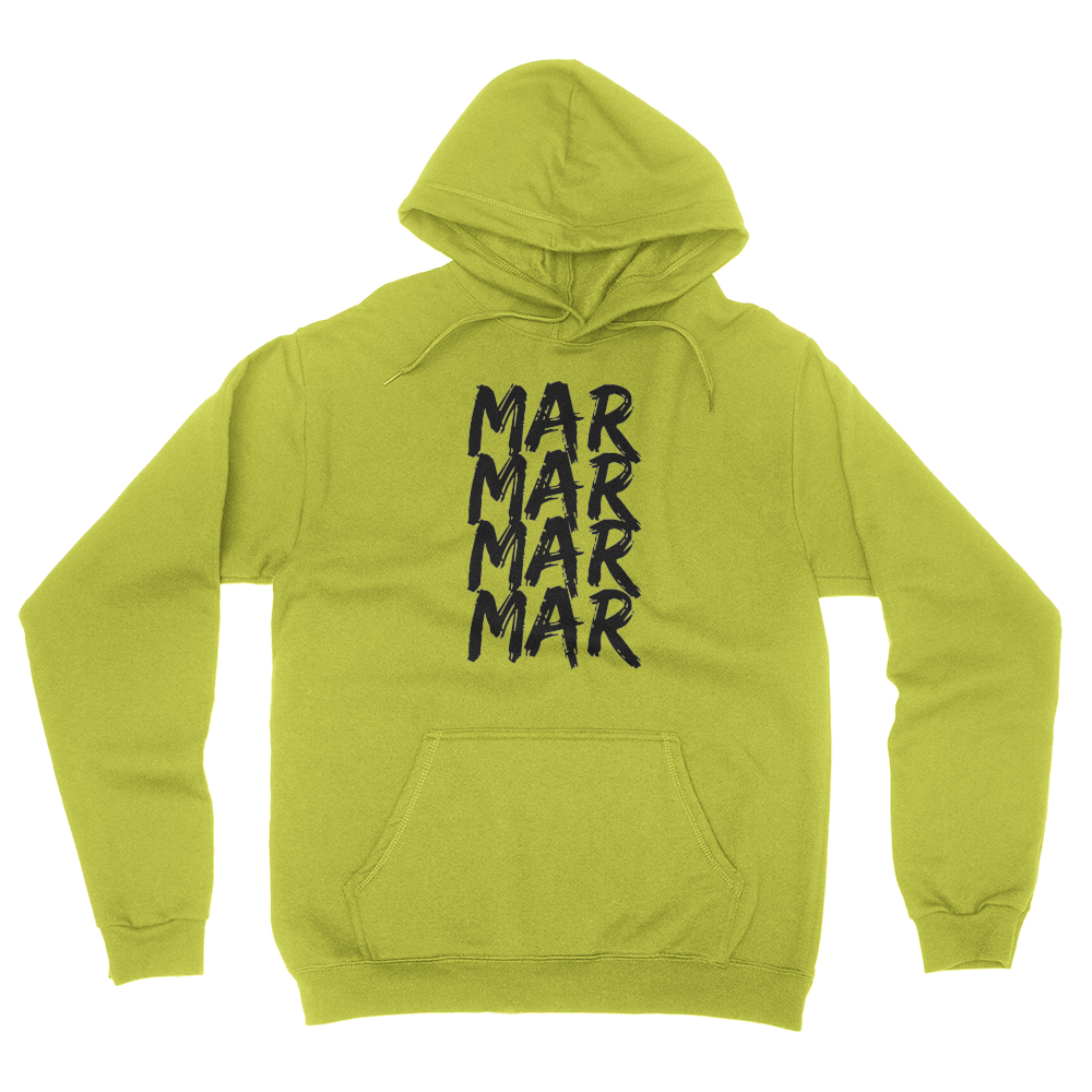 MarMar Stacked - Unisex Pullover Hoodie Safety Green