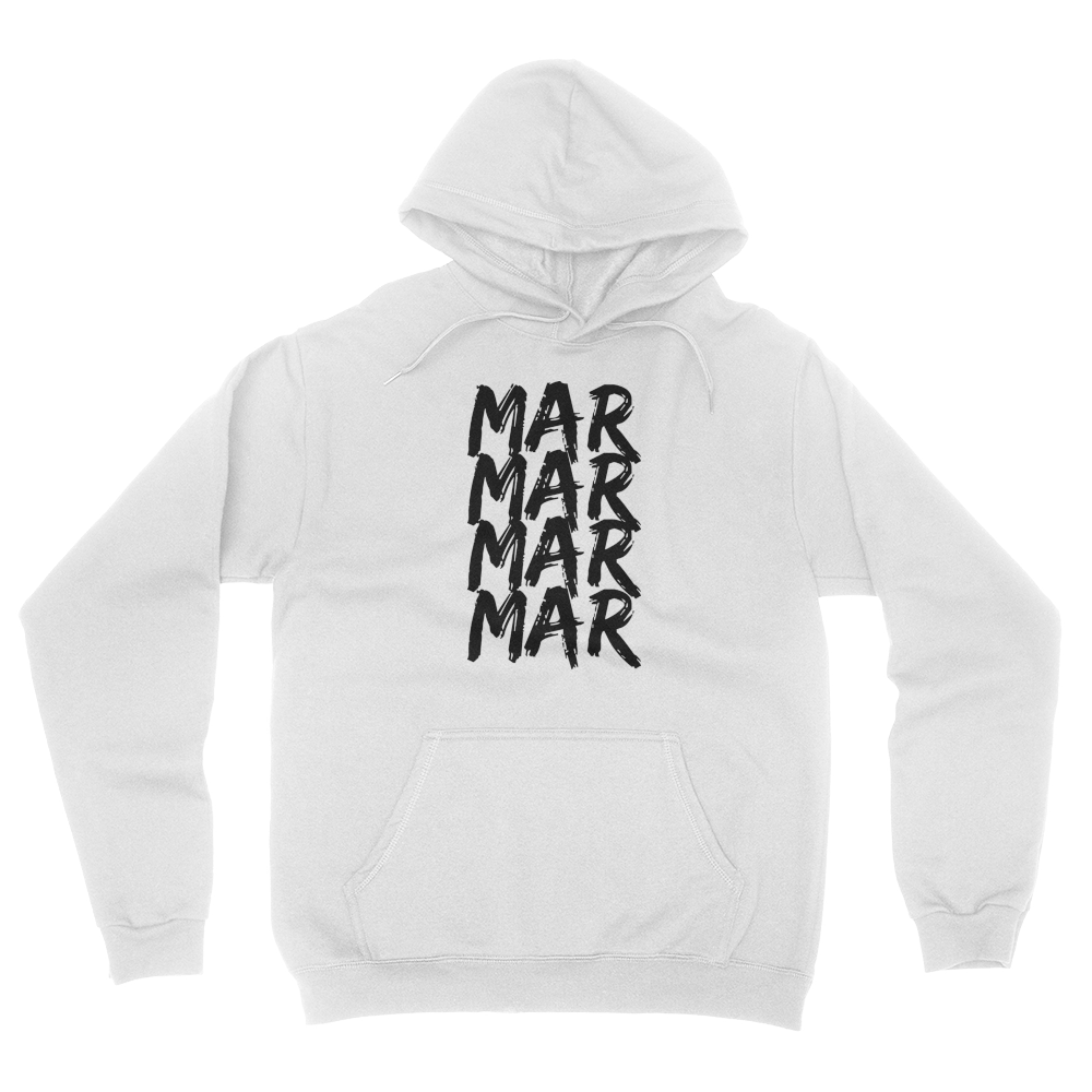 MarMar Stacked - Unisex Pullover Hoodie White