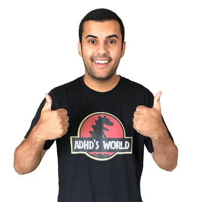 ADHD's World - Unisex T-Shirt Black
