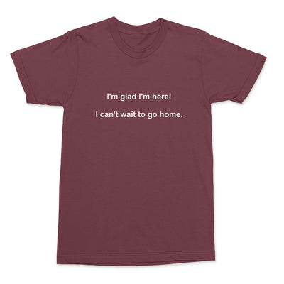 I'm Glad I'm here! Introvert Shirt