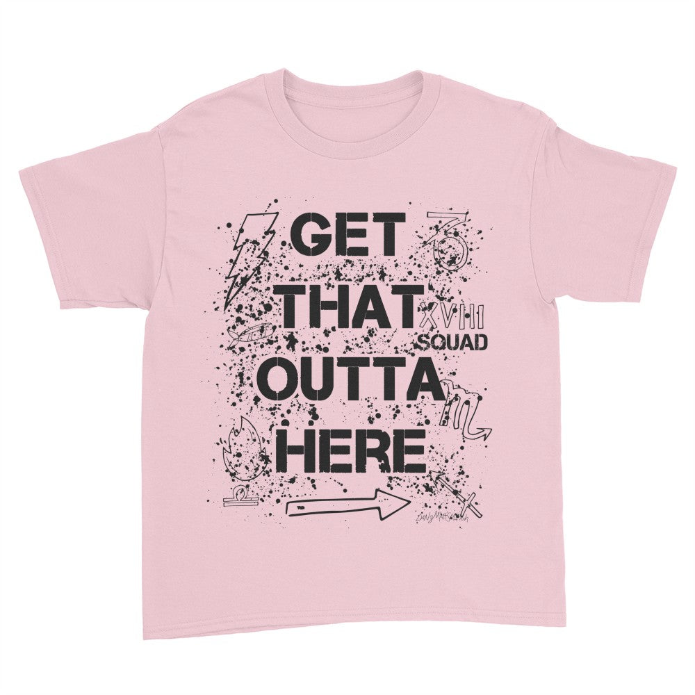 Kids Outta Here Double-Sided Shirt (Black Ink)