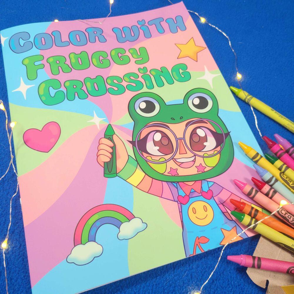 froggy books coloring pages