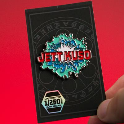 Limited Edition - Jett Kuso Blue Explosion Pin