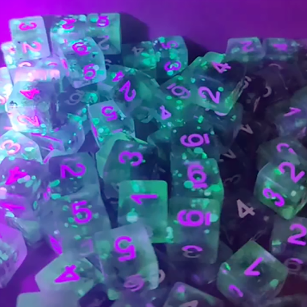 Official EZD6 GOOGLOW Dice