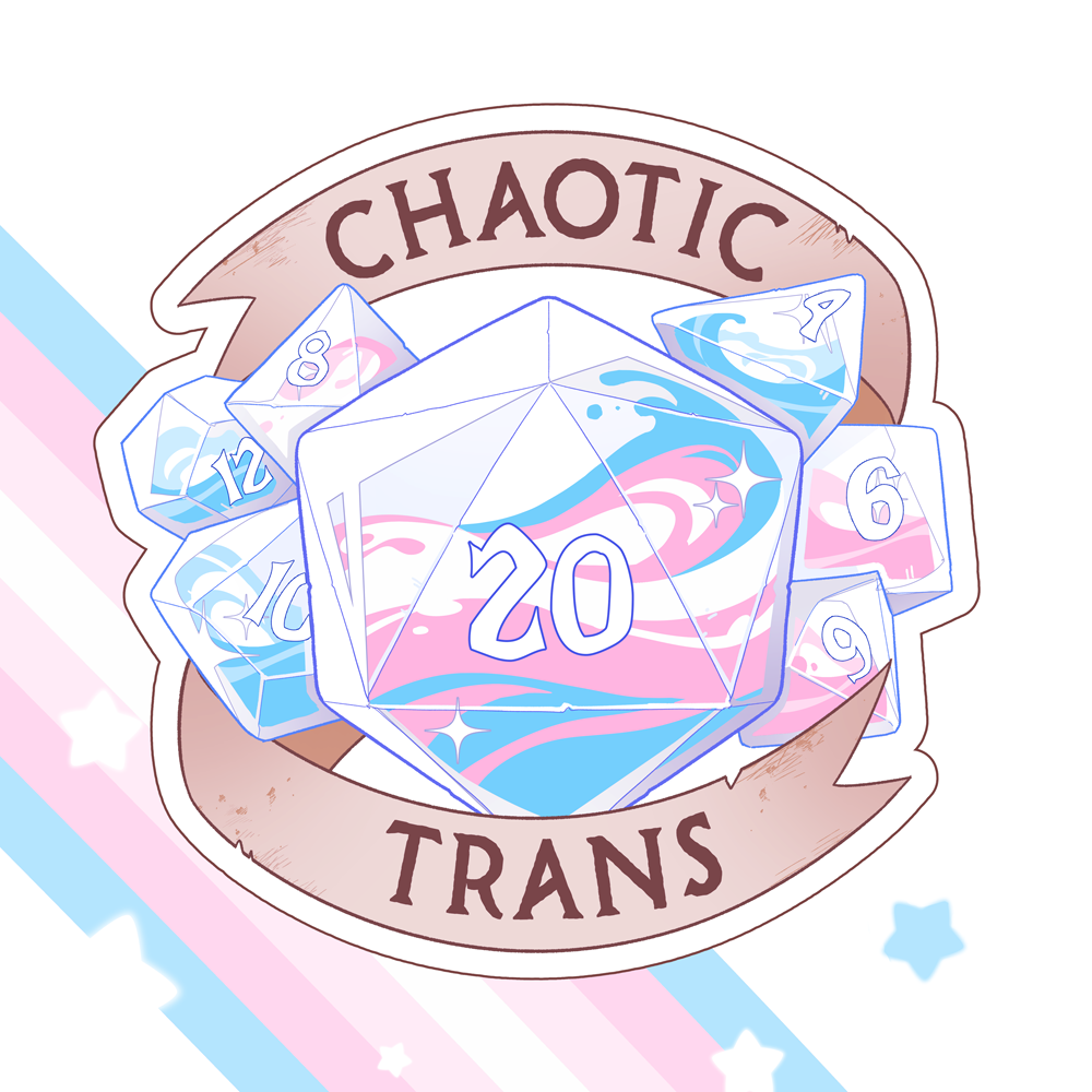 LGBT RPG Sticker - Trans