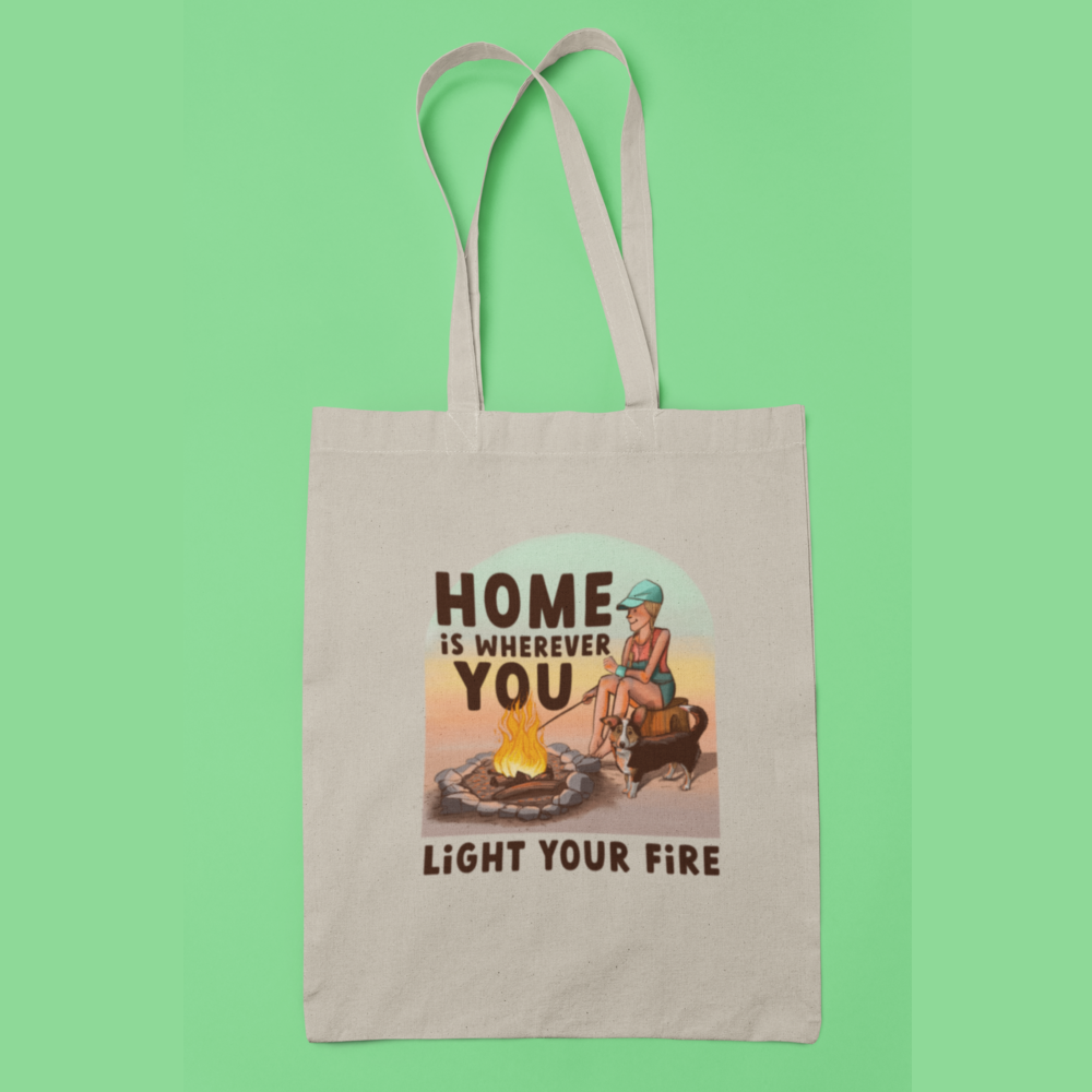 Home Is Wherever Tote Bag