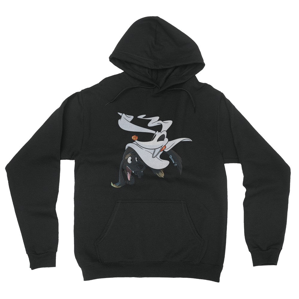 Miko's Ghostly Friend Double-Sided Hoodie