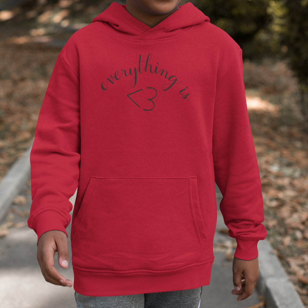 Everything is Love Cursive Youth Hoodie