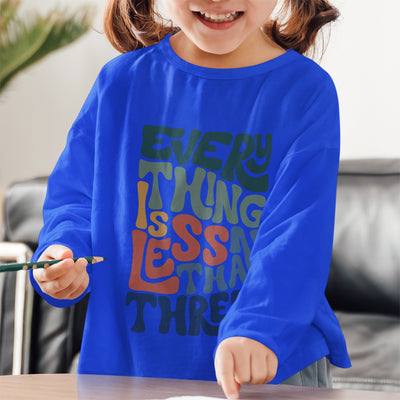 Everything is Less Than Three Youth Sweater