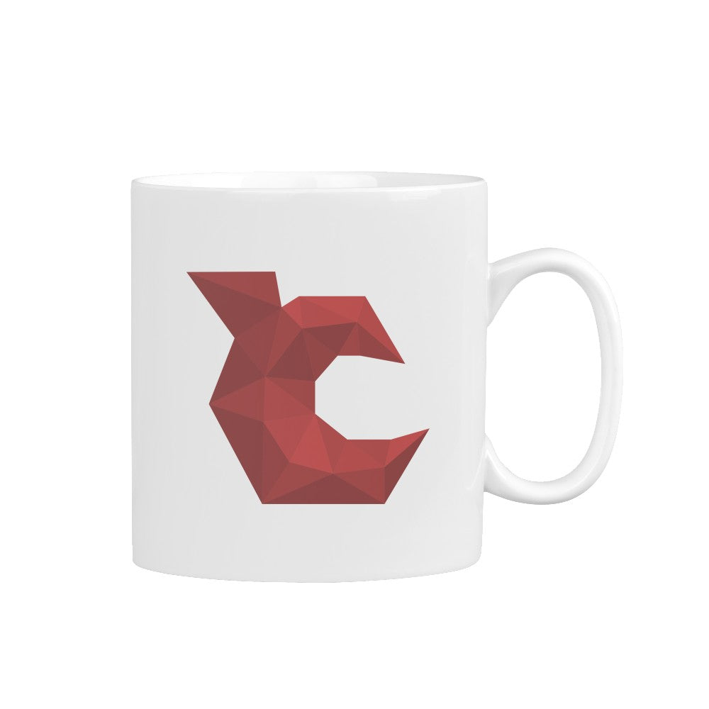 Red Claw White Mug