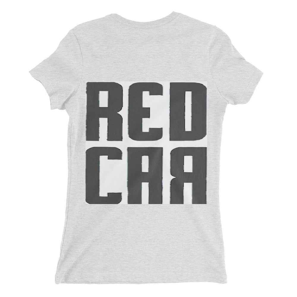 Red Car Woman's -Shirt MAX BIG REDCAR STACKED FRONT AND BACK