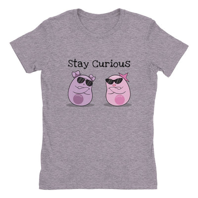 Stay Curious Women's Slim Fit Tee
