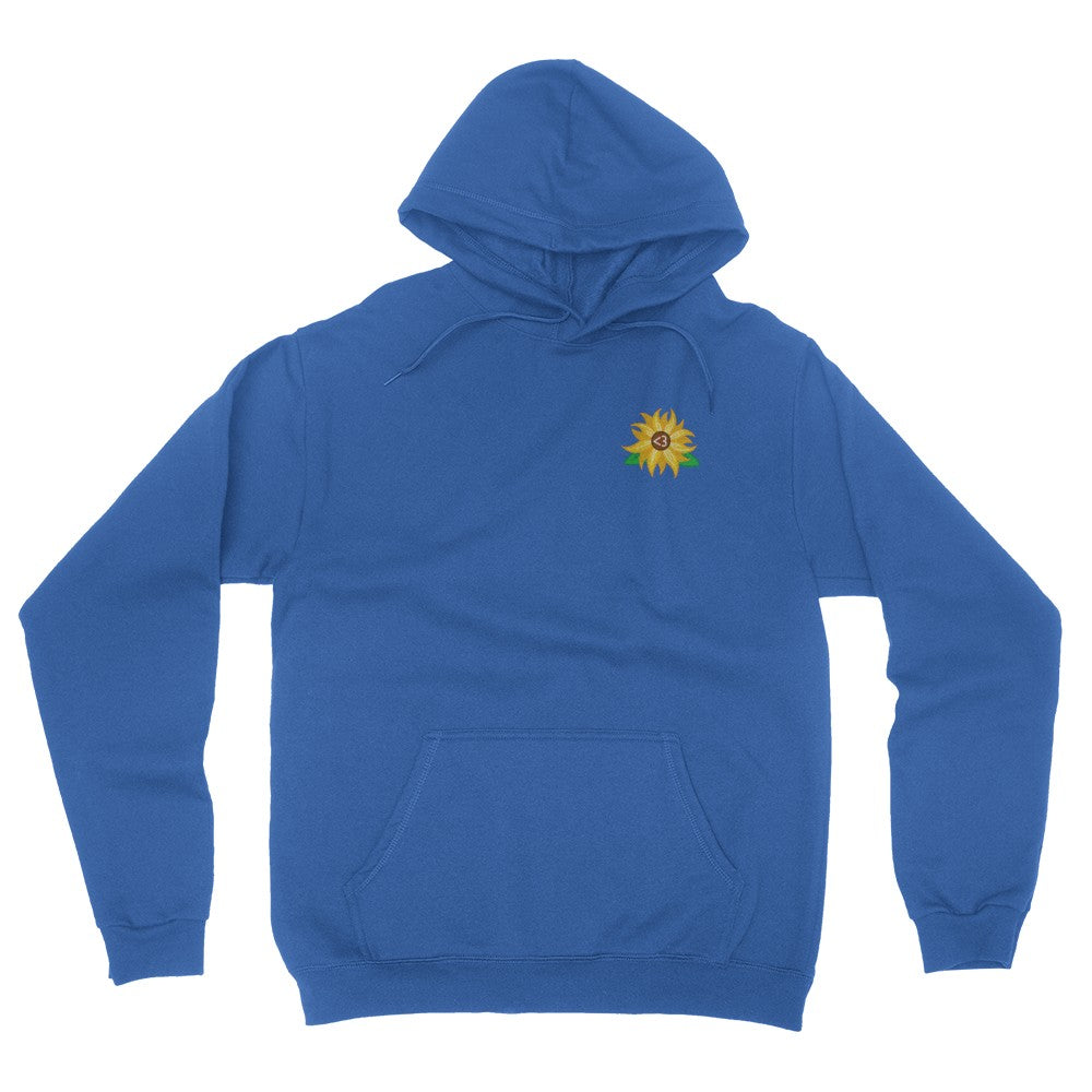 Sunflower Embroidered Hoodie