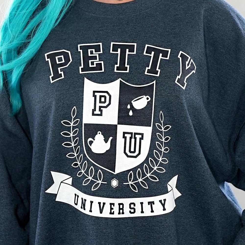 Petty University Dark Heather Sweater