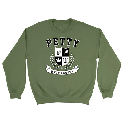 Petty University Military Green Sweater