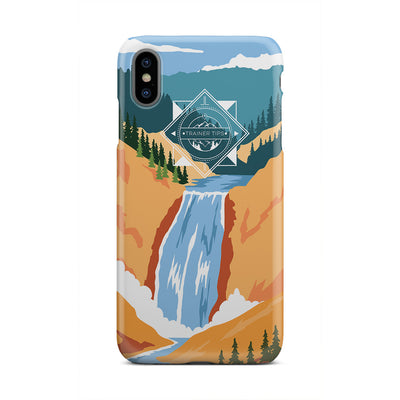 Retro Parks - Yellowstone iPhone Case