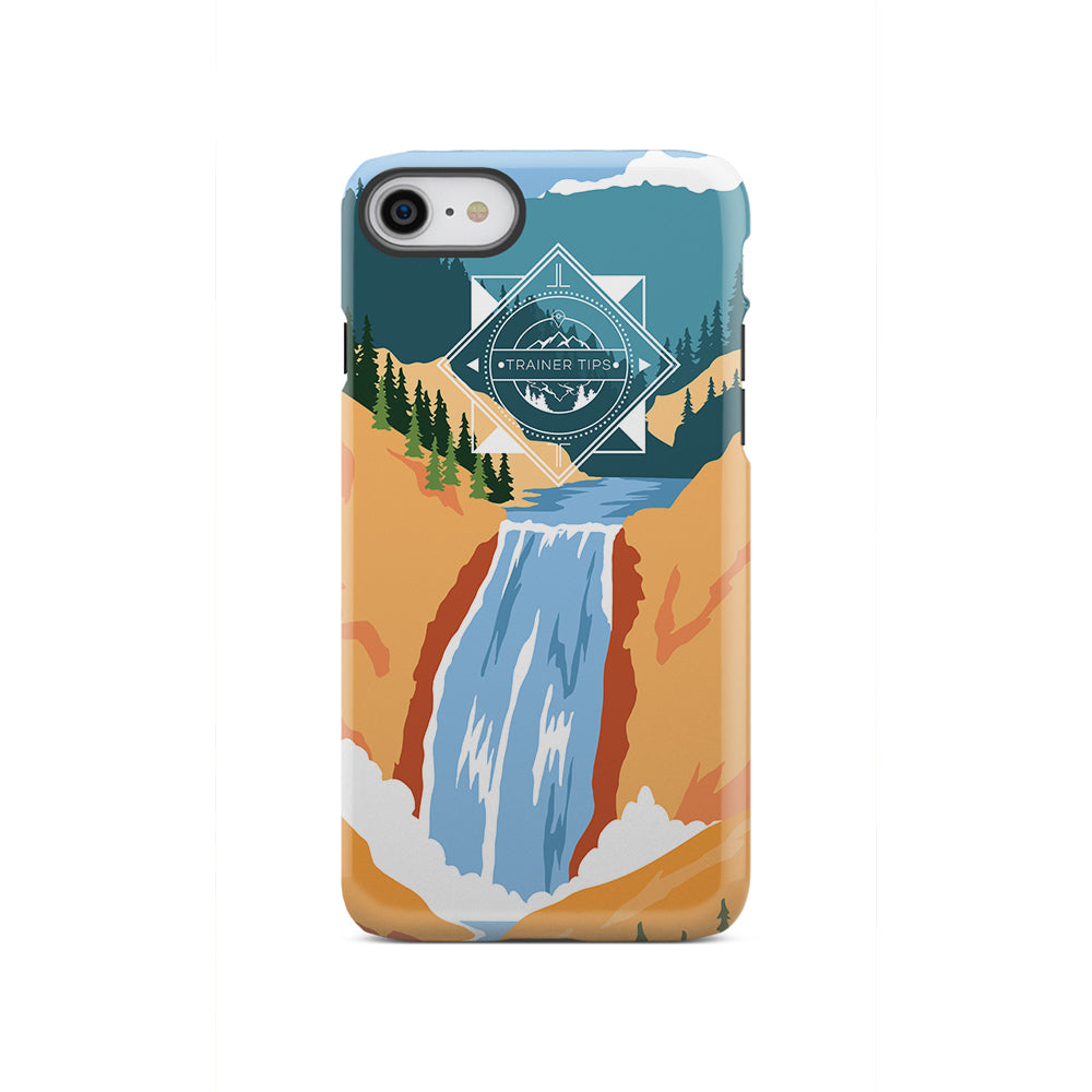 Retro Parks - Yellowstone iPhone Case