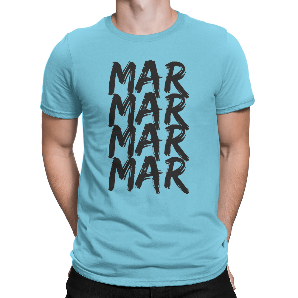 MarMar Stacked - Unisex T-Shirt Tahiti Blue