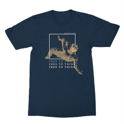 THE UNBOXED MIND MEN'S TEE | NAVY - OLIVE