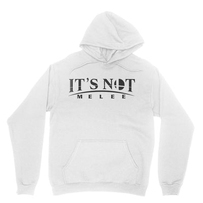 It's Not Melee - Unisex Pullover Hoodie White