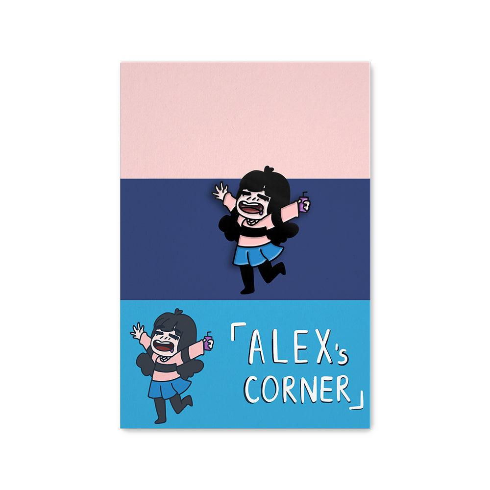 Alex's Corner Enamel Pin – Crowdmade