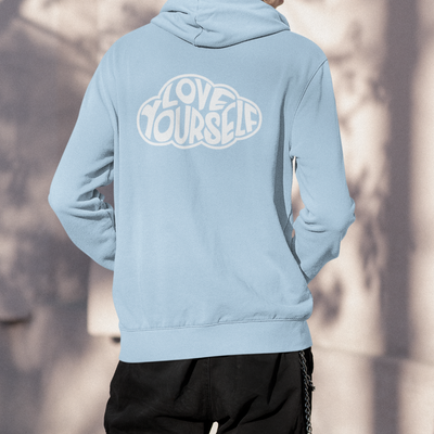 Clouds Hoodie Blue