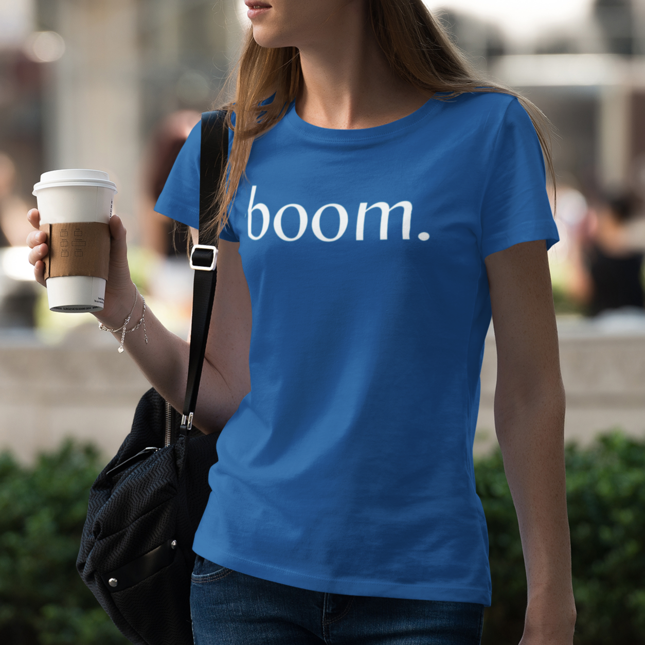boom. - Ladies T-Shirt