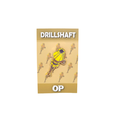 Limited Edition Drillshaft OP! Gold Plated Pin