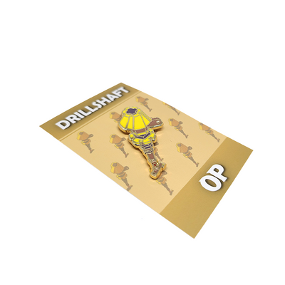 Limited Edition Drillshaft OP! Gold Plated Pin