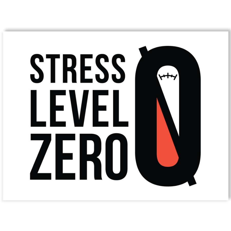 Stress Level 0 Sticker