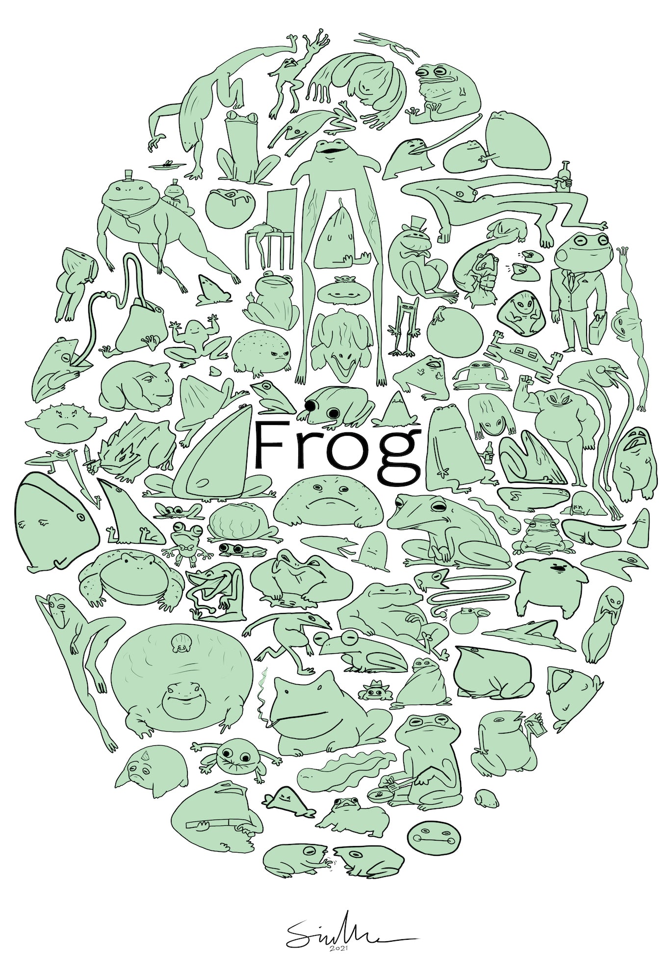 Limited Edition - Shoocharu Frog Poster