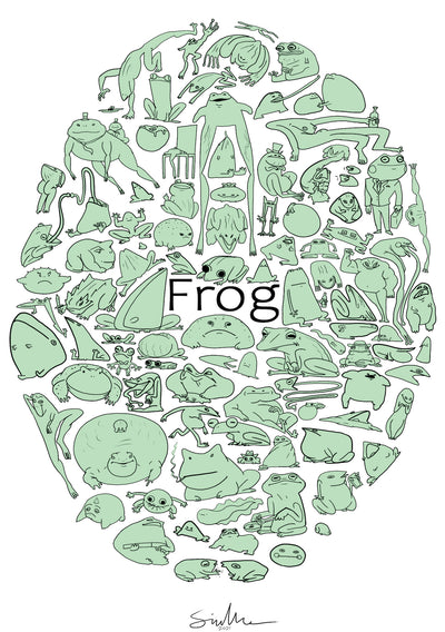 Limited Edition - Shoocharu Frog Poster