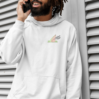 Frog Pocket Print Hoodie