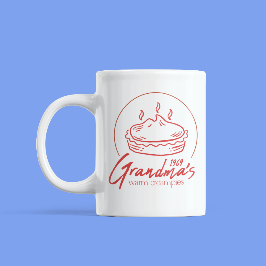 Grandma's Warm Cream Pies Mug