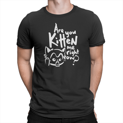Are You Kitten Me - Unisex T-Shirt Black