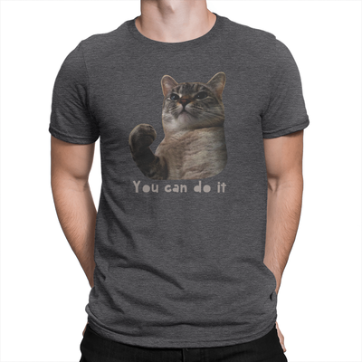 You Can Do It Unisex Shirt Heather Charcoal