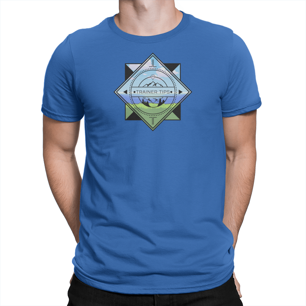 Trainer Tips Color Logo - Unisex T-Shirt True Royal