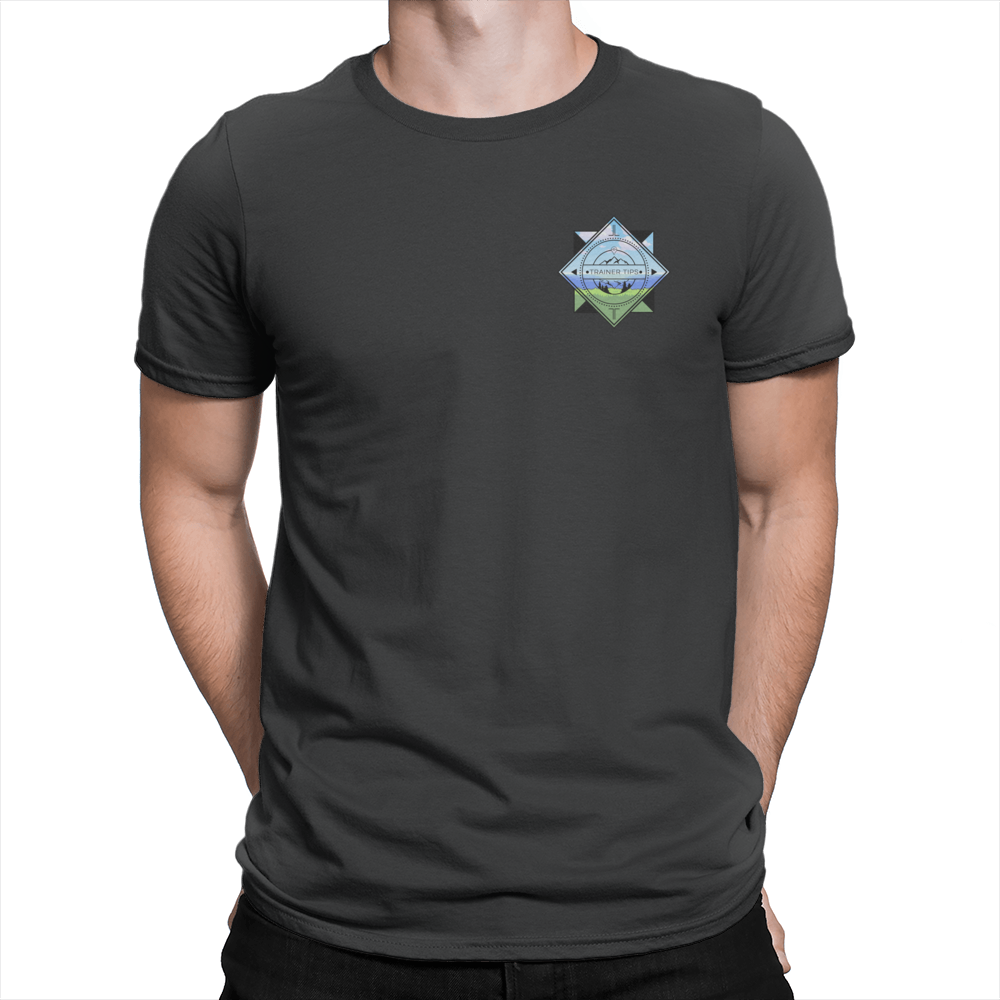 Trainer Tips Color Pocket Logo - Unisex T-Shirt Black
