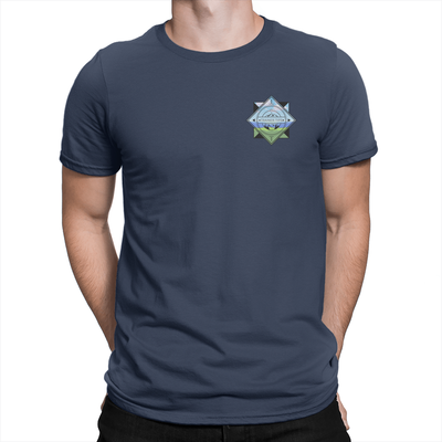 Trainer Tips Color Pocket Logo - Unisex T-Shirt Navy