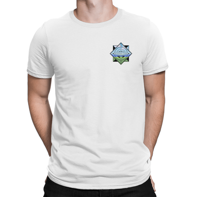 Trainer Tips Color Pocket Logo - Unisex T-Shirt White
